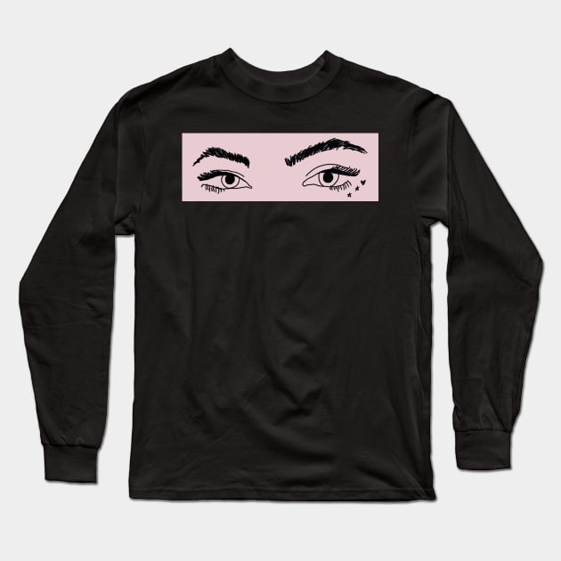 Starry Eyes Long Sleeve T-Shirt by lolosenese